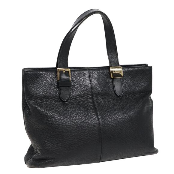 Burberry Hand Bag Leather Black - Picture 1 of 16